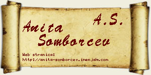 Anita Somborčev vizit kartica